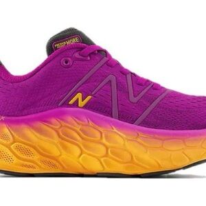 New Balance Women's Magenta and Yellow Sneakers